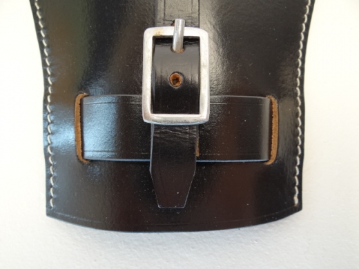 Frosch fr Mississippi Bajonett, Koppelschuh, Mae: ca. 24,0 cm x 16,0 cm, Material: Leder, Schliee Metall