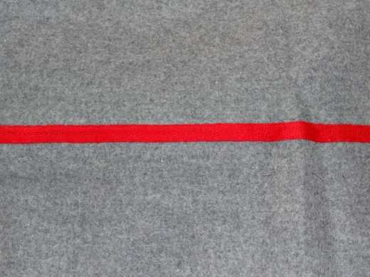 CS Hose hellgrau, mit mittelbreitem roten Streifen
