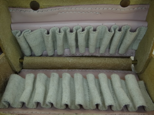 McKeever Patronentasche M1874 naturbraun cal. 45/70, Material: Leder, mit Baumwollschlaufen