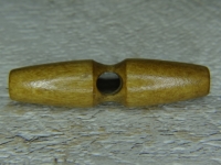 Holzknebel braun 1 Loch, ca. 5,0 cm, Preis pro Stck