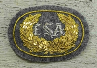 Offizierskepiabzeichen CSA grauer Hintergrund