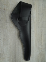 Half Flap Holster rechte Hand schwarz, Material: 100% Leder