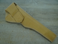 Half Flap Holster rechte Hand naturbraun, Material: 100% Leder