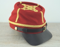 CS Kepi rot Major bis Colonel mit Lederschirm