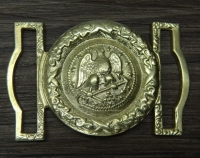 Schliee US Navy, 2 teilig, Material: Messing