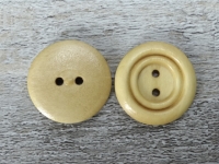Holzknopf, 2 Loch, hellbraun, 2,2 cm, Preis pro Stck