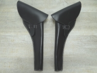 CS Full Flap Holster rechte Hand schwarz, Material: Leder, PREIS PRO STCK