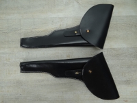 Holster linke Hand schwarz Colt Walker, Material: Leder, Verschluknopf Messing, PREIS PRO STCK