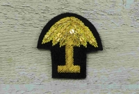 Offiziershutabzeichen Palmetto, klein