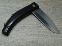 Schnitzmesser Horn, Lnge: ca. 19 cm, Material: Eisen nicht rostfrei, Griff Horn