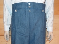 preuische napoleonische Woll Hose mittelblau, 100% Wolle
