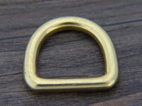 D Ring Messing fr 2,0 cm Riemen; Material: Messing