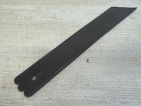 Lederriemen schwarz für rechts ca. 36,5 cm x 5,2 cm