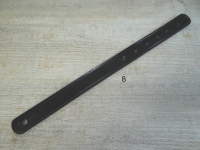 Lederriemen schwarz für hinten ca. 38 cm x 2,8 cm