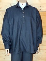 Battle Shirt mittelblau / skyblue, 100% Wolle