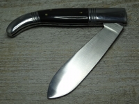 Soldatenmesser Horn silber, Länge: ca. 24,5 cm