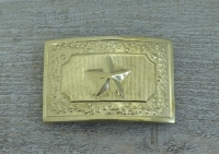 Schliee Texas rechteckig, 3 Haken, Material: Messing