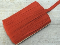 1 m Baumwollband rot, 100% Baumwolle, (7,00 /m), ca. 1,5 cm breit