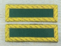 Schulterstücke 2nd Lieutenant grün