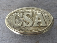 Schließe CSA oval, Messing