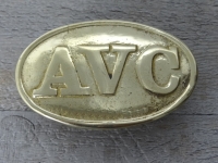 Schliee AVC oval, 3 Haken, Material: Messing