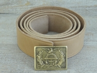 Koppel natur mit Georgia Kasten Schliee, Material: Koppel Leder, Schliee Messing