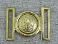 Schliee US Militia Infanterie, 2 teilig, Material: Messing