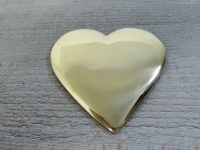 Kavallerie Martingale Herz, ca. 9 cm, Material Messing
