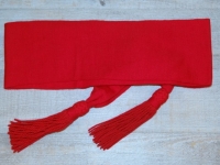 Schrpe rot fr Unteroffiziere, Material: reine Wolle, ca. 3,2 m, matt