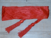 Schrpe rot fr Offiziere, Material: reine Wolle, ca. 3,2 m, seidenglnzend
