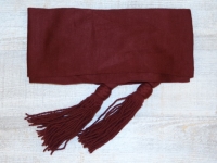 Schrpe bordeaux, Material: reine Wolle, ca. 3,2 m, matt