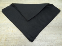 XL Halstuch schwarz, ca. 95cm x 95cm, 100% Baumwolle