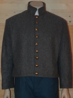 CS Shell Jacket hellgrau, mit 9 CSA Knpfen, Oberstoff: reine Wolle, Futter: 100% Baumwolle