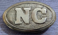 Schliee NC oval, 3 Haken, Material: Messing