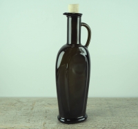Essig- Ölflasche,  ca. 250 ml mit Korken, antikgrün