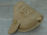 Zndhtchentasche naturbraun, US geprgt, Material: Leder, innen Schaffell
