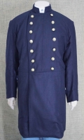 US Frock Coat dunkelblau Major - General, 2 reihig, 14 US Knpfe domed, Knopflcher handgenht, 100% Wolle, Futter 100% Baumwolle