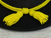 Hutkordel gelb, Kavallerie, 100% Wolle