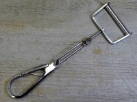 Karabinerhaken gro, fr Karabinergurt, Material: Eisen verchromt