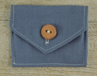 Tasche / Portemonnaie mittelblau