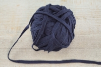 1 m Baumwollband dunkelblau, 100% Baumwolle, (6,00 /m ), 0,7 cm breit