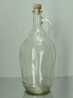 Klarglasflasche, Sonne  mit Henkel ca. 1000 ml