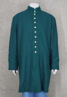 US Frock Coat dunkelgrn / hellgrn, 1 reihig, 9 US Adler Knpfe, 100% Wolle, Futter 100% Baumwolle