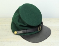 Bummers Kepi CS hellgrn, auen 100% Wolle, Futter 100% Baumwolle, Schirm / Schweiband 100% Leder
