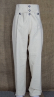 preuische / napoleonische Woll Hose, wollweiss, 100% Wolle