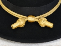 Hutkordel General gold, Baumwolle mit Metallfaser