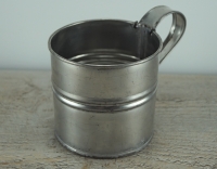 Tasse gro�, ca. 700 ml, Tin, Material: Wei�blech, verzinnt