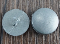 Knopf Pewter, gew�lbt, grob verarbeitet, silberfarben, Metall, mit �se, Preis pro St�ck