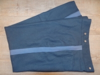 CS / US Hose mittelblau, mit breiten hellblauen Streifen, 100% Wolle