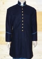 US Frock Coat dunkelblau / blau, 1 reihig, 9 US Adler Knpfe, 100% Wolle, Futter 100% Baumwolle